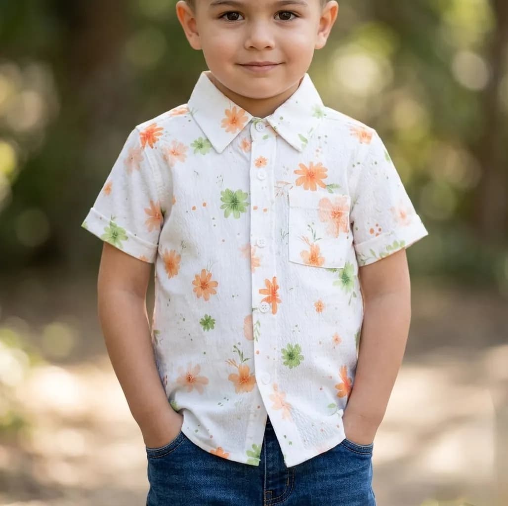 CHINA SHIRT- FLOWER MIX