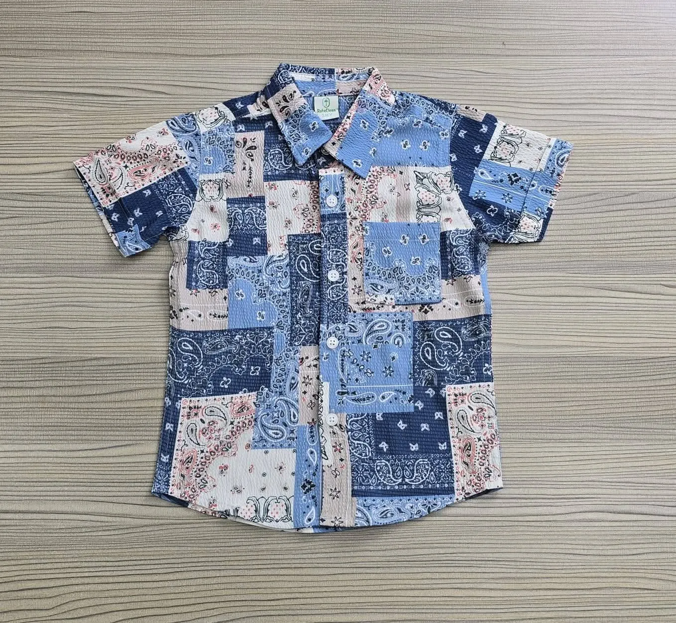 CHINA SHIRT- SKY MIX