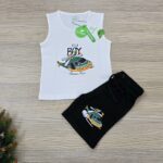Megi T-Shirt Set (WHITE )