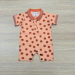 Polo Romper (BROWN )