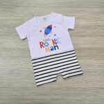 Knit Romper (OFWHITE )