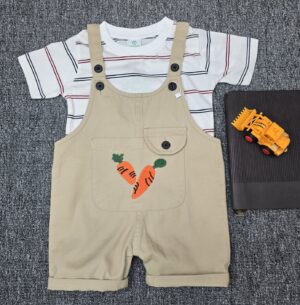Twill Romper (LIGHT OFF-WHITE)