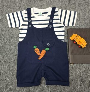 Twill Romper (BLUE)