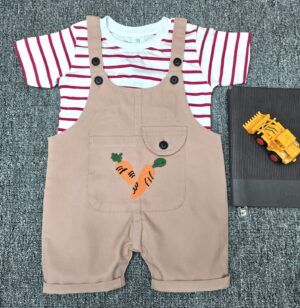 Twill Romper (OFF-WHITE)