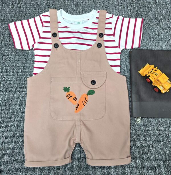 Twill Romper (OFF-WHITE)