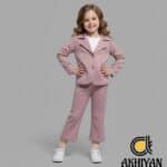 Girls Blazer Set (Pink)