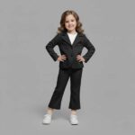 Girls Blazer Set (Black)